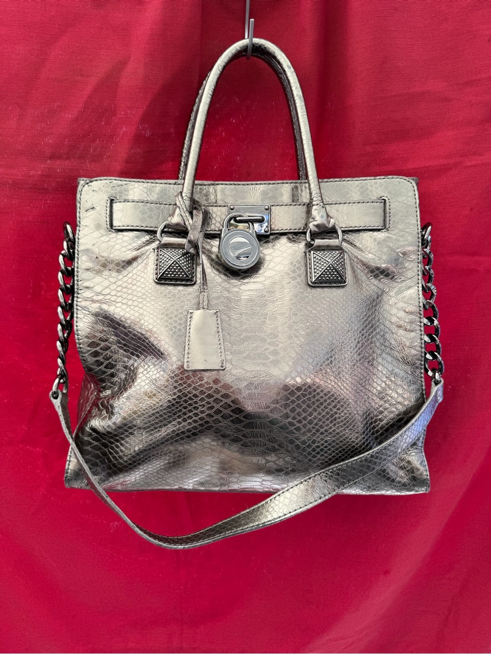 Metallic Micheal Kors Hamilton